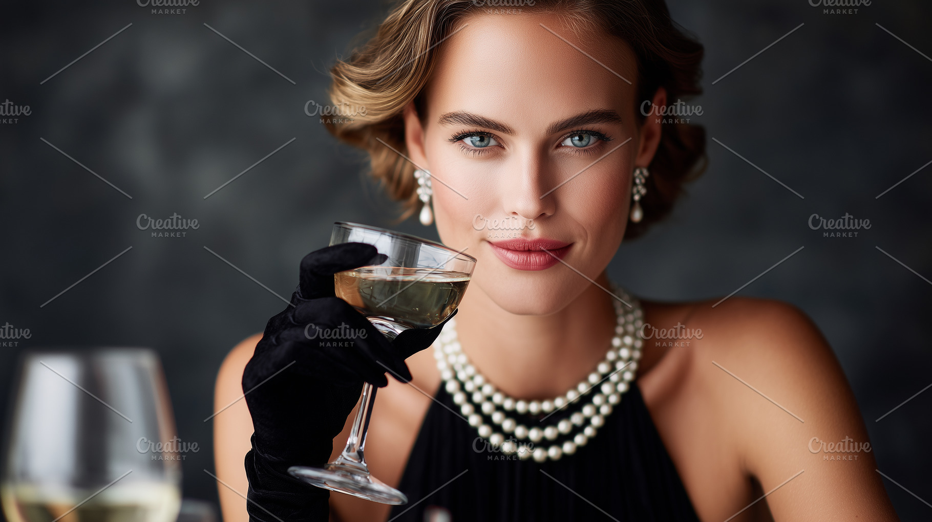 Glamorous woman in elegant attire, a Person Photo by MistyDay