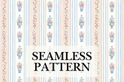 Grandmillennial Seamless Pattern, a Pattern Graphic by elfy creative (Thumbnail 1 of 5)