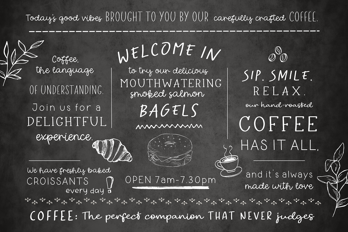 Mix and Match Font Bundle, a Handwritten Font by Cotton White Studio (Photo 7 of 12)