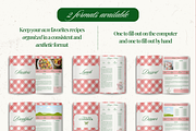 Printable family cookbook template, a Social Media Template by PixelBloomClub (Thumbnail 4 of 8)