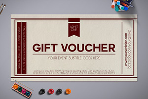 Multipurpose Retro Gift Voucher 01