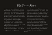 Coffee - Blackletter Fonts, a Blackletter Font by paperinsun (Thumbnail 11 of 12)