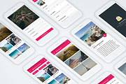 Travel - Material Design Templates, a Templates & Theme by UICreative (Thumbnail 3 of 5)