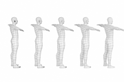 Natural Male T-Pose in 5 Topologies, a 3D by VK Studio (Thumbnail 8 of 21)