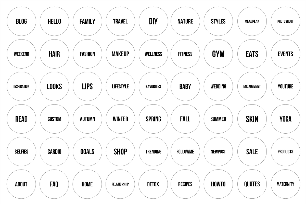 Instagram Story Highlight Icons, a Social Media Template by pixelonix (Photo 3 of 3)