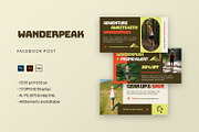 Wanderpeak - Facebook Post, a Social Media Template by StreaksideStd (Thumbnail 2 of 3)