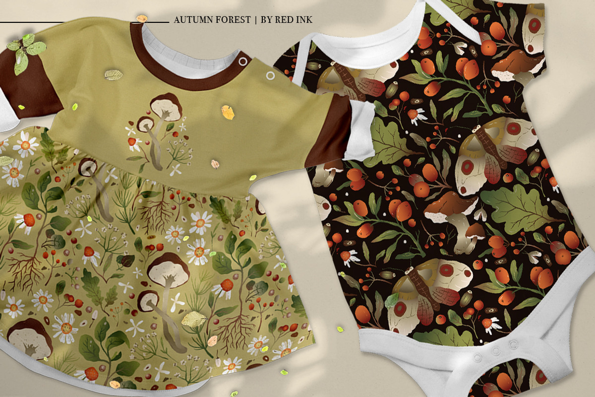 Autumn Forest. Big Graphic Set., a Decorative Illustration by Red Ink (Photo 6 of 10)