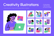 Animated Creativity Illustrations, a Decorative Illustration by Vectors Market (Thumbnail 1 of 5)