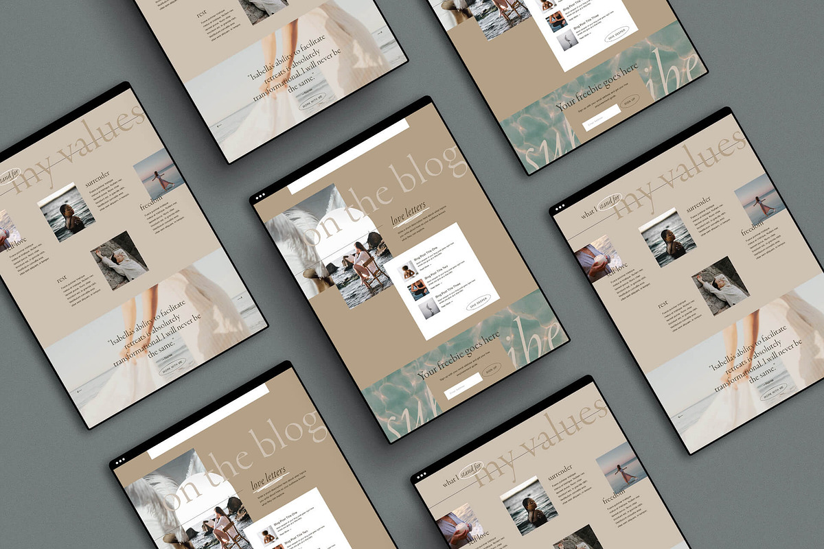 Vessel Squarespace Website Template, a Squarespace Template by The Humanista Co. (Photo 2 of 21)
