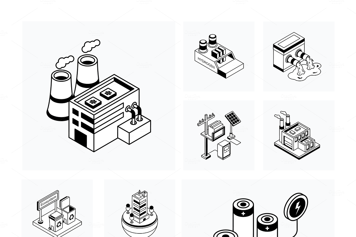 Animated Isometric Ecosystem Icons, a Duotone Icon by Vectors Market (Photo 10 of 12)