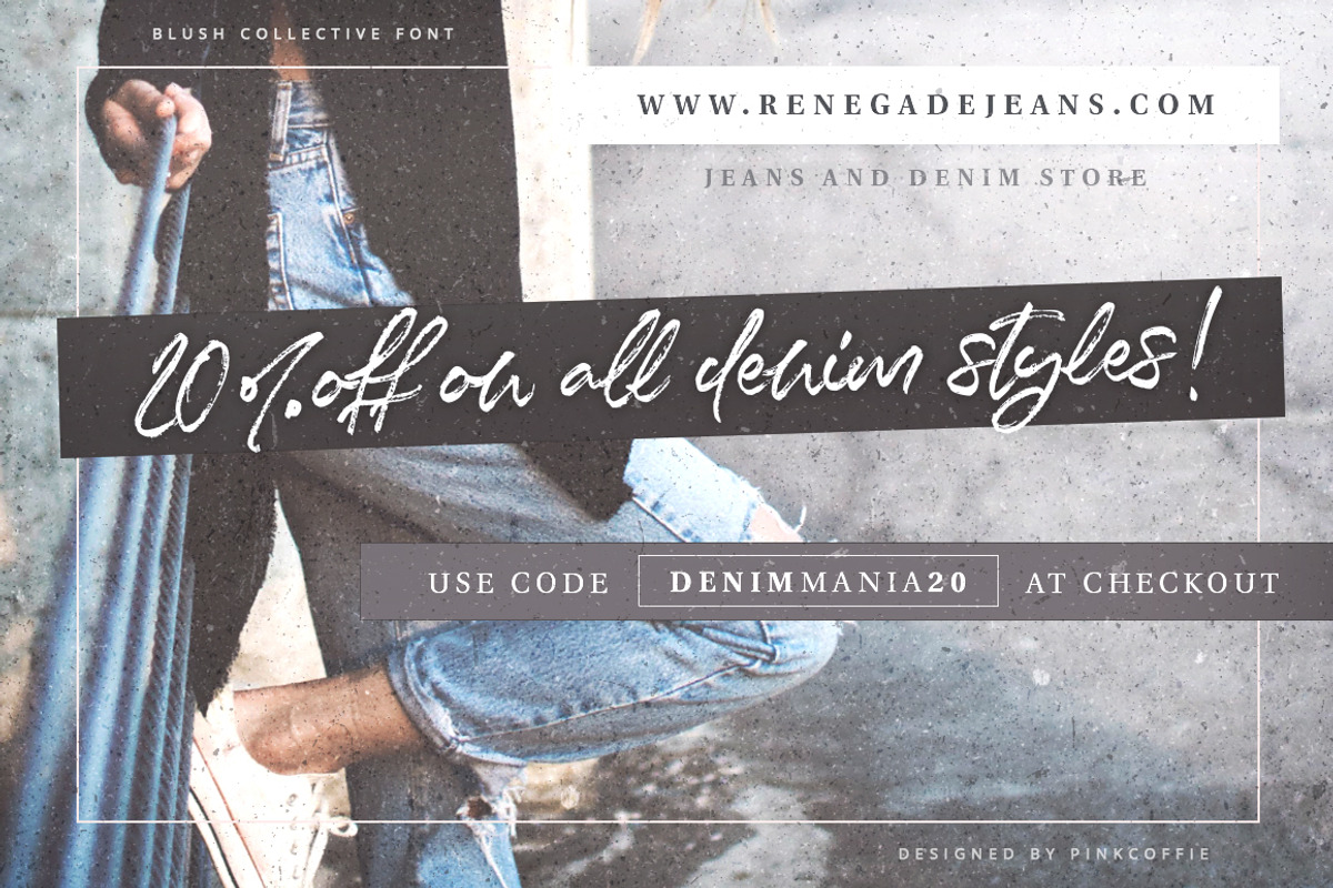 Blush Collective - 4 Fonts + Extras! preview 3
