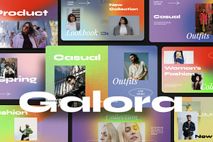 Galora Gradient Brand Powerpoint