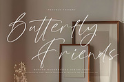 Butterfly Friends, a Script Font by operatype.co (Thumbnail 1 of 15)