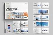 Architect Portfolio Landscape, a Brochure Template by E-Type (Thumbnail 1 of 7)