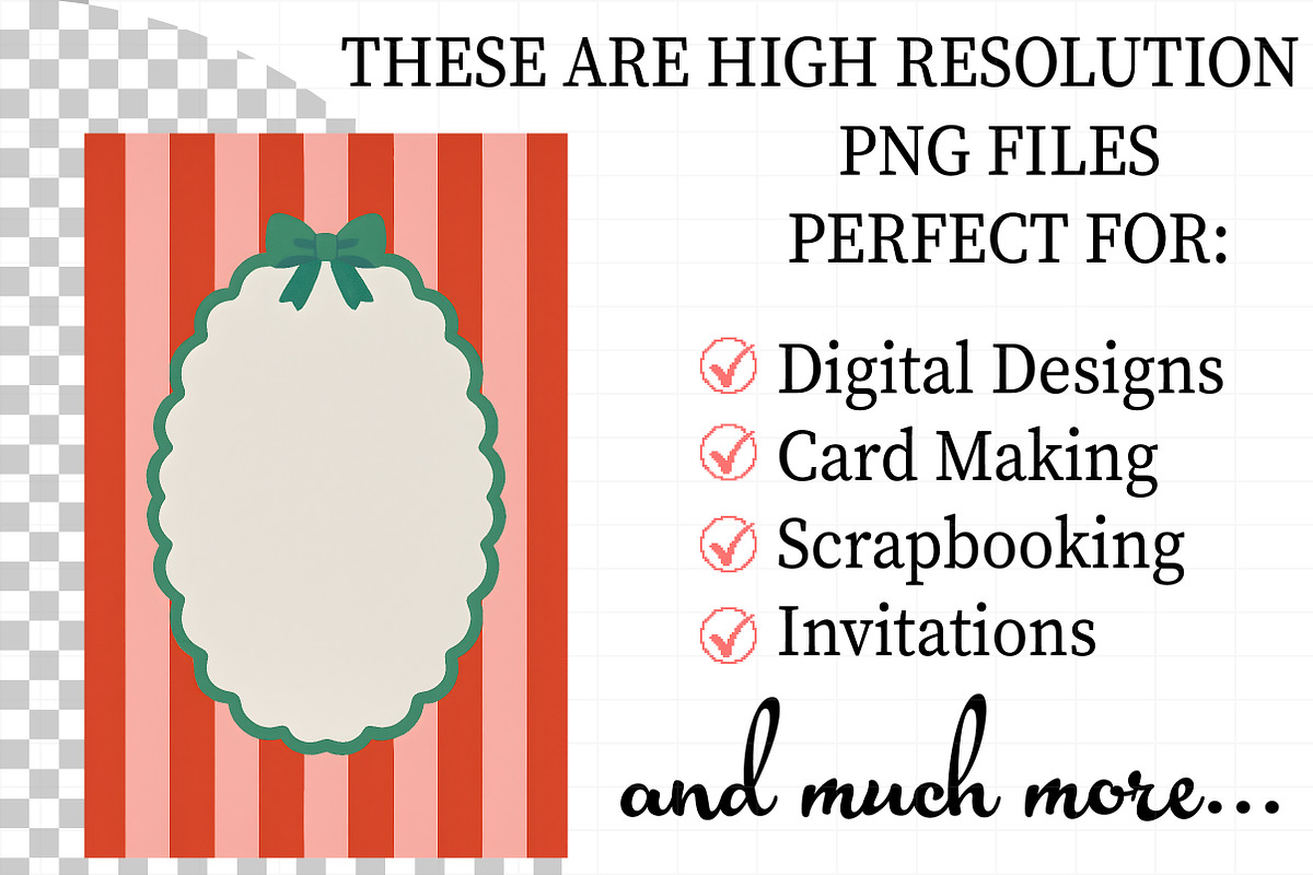 Christmas Frame Clipart Bundle, an Illustration by Daily.Designs (Photo 2 of 6)