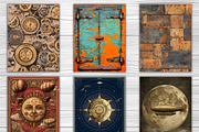 75 Steampunk Junk Journal Cover, a Brochure Template by LA Design (Thumbnail 4 of 10)