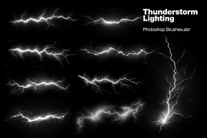 Thunderstorm Lighting PS Brushes