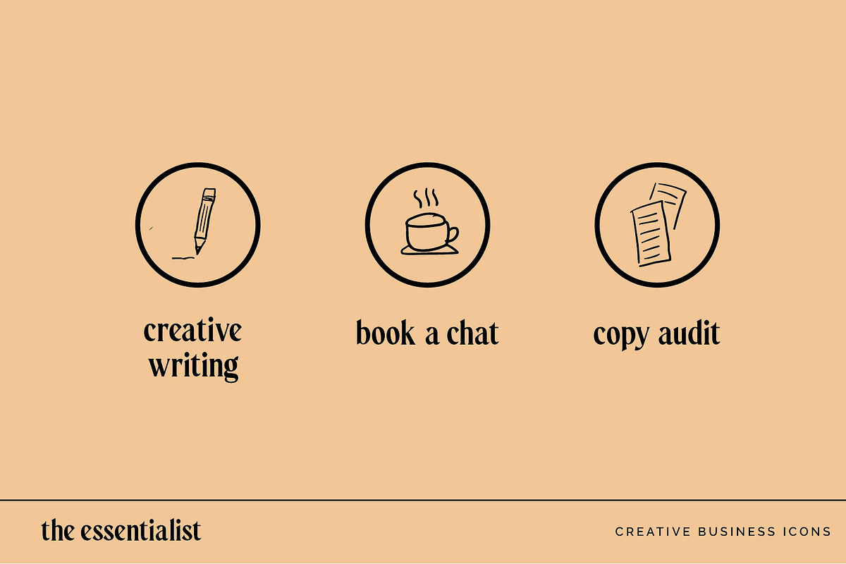 Marketing Creative Business Icons, an Outline Icon by CreativeWilderness (Photo 10 of 12)
