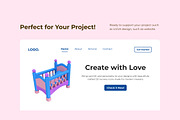 Baby Care 3D Icon Collection, an Object Illustration by twinstd (Thumbnail 5 of 6)