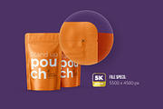 Stand Up Pouch Front and Half Side, a Cups & Container Mockup by easymock (Thumbnail 3 of 12)