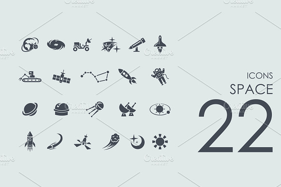 22 Space Icons