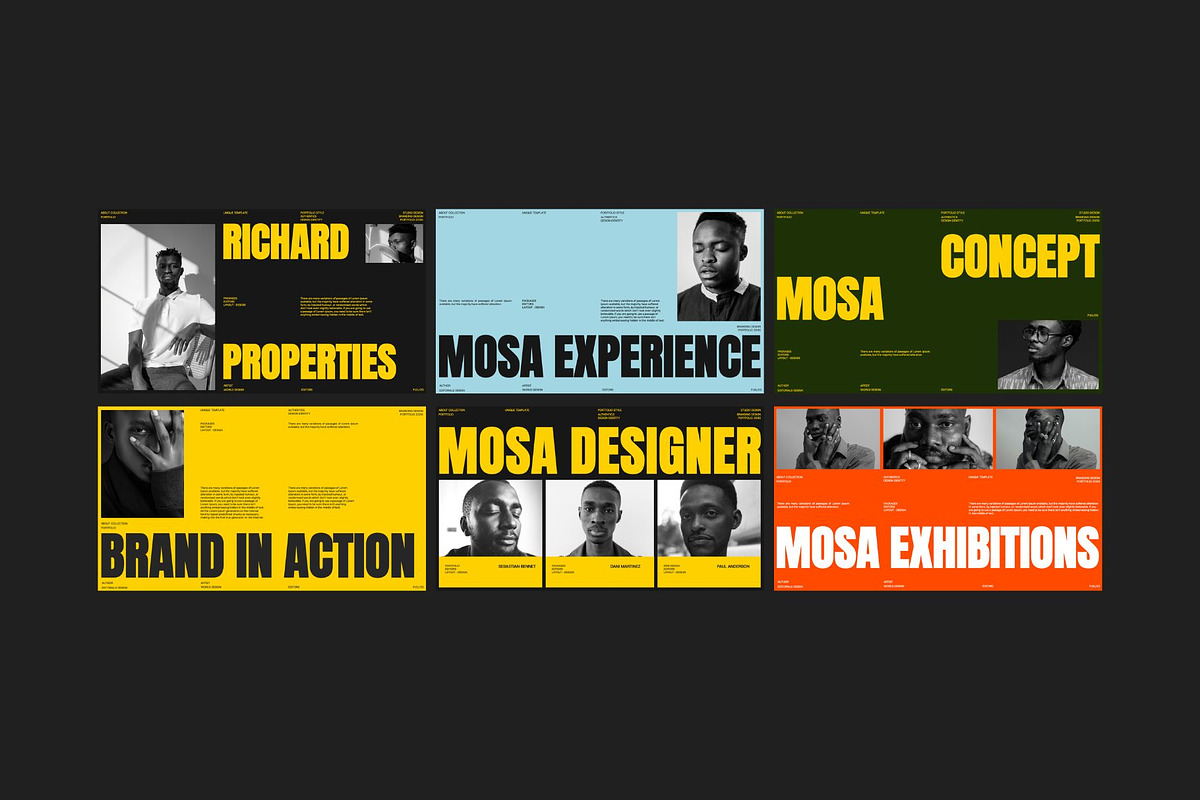 MOSA - Brand Design PowerPoint, a Presentation Template by Creatorism (Photo 7 of 9)