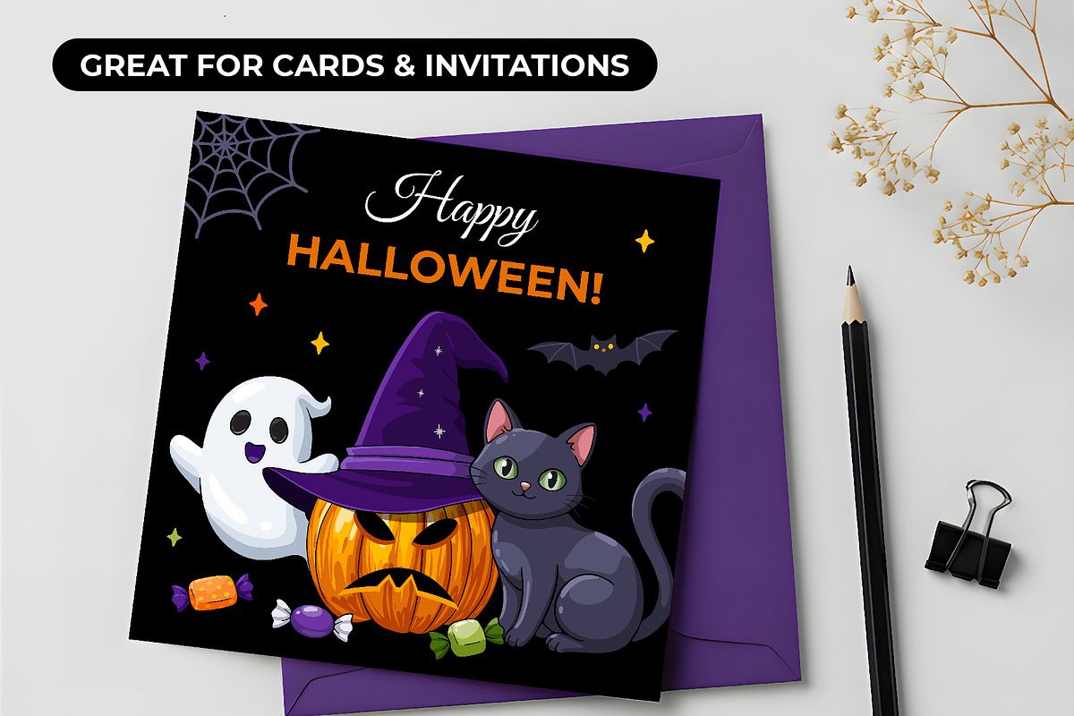 Halloween Clipart Vector (45), a Seasonal Illustration by Iryna Denysova (Photo 7 of 7)