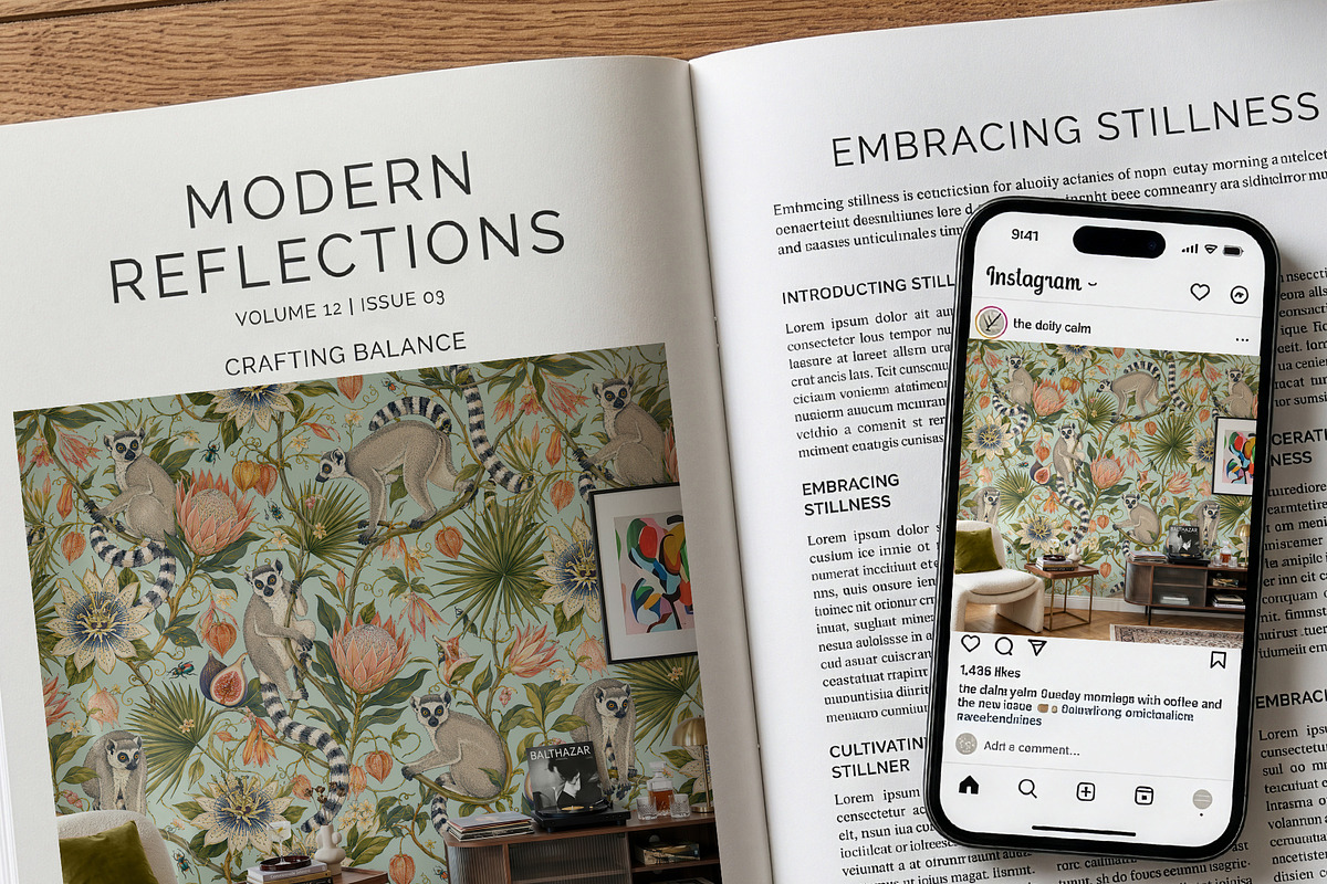 Modern Wallpaper Mockup PSD, a Household Mockup by 1001 mockups (Photo 3 of 12)