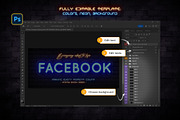 Neon Facebook Covers, a Social Media Template by Andrew Skoch Design (Thumbnail 4 of 7)