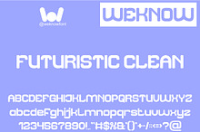Futuristic Clean font