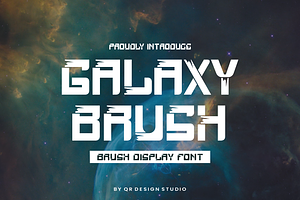 Galaxy Brush Font