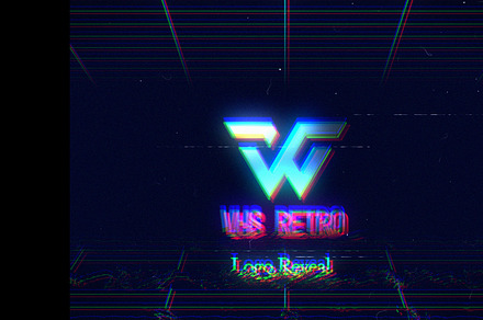 VHS Retro Logo Reveal - MOGRT, a Templates & Theme by Josep Motion