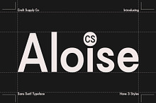 CS Aloise – Contemporary Font