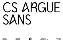 CS Argue – Modern Sans Serif
