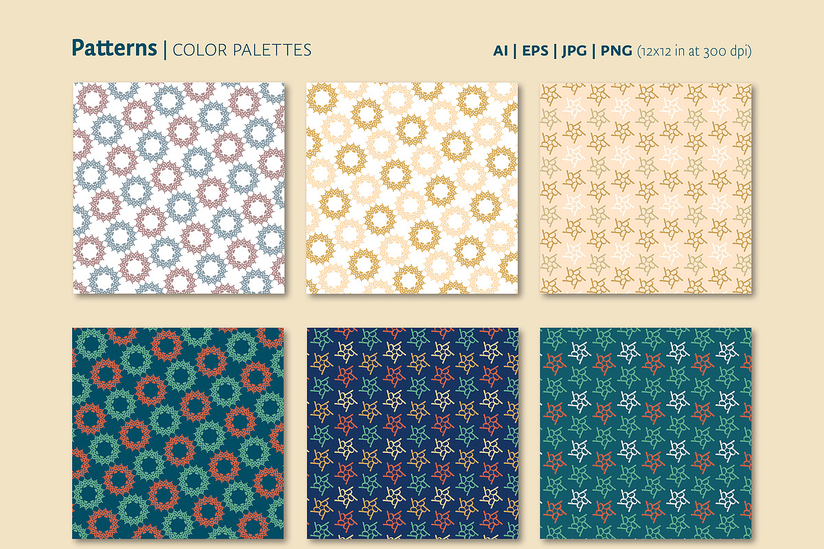 Winter Holidays Joy Collection, a Pattern Graphic by Type Art Crafters (Photo 9 of 15)