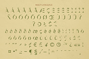 SCREDESK - serif font, a Sans Serif Font by CHIMERA (Thumbnail 3 of 10)