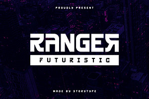 Ranger Futuristic Display Font