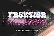 Frontier - A Retro Display Font, a Handwritten Font by a Piece of Cake (Thumbnail 1 of 9)
