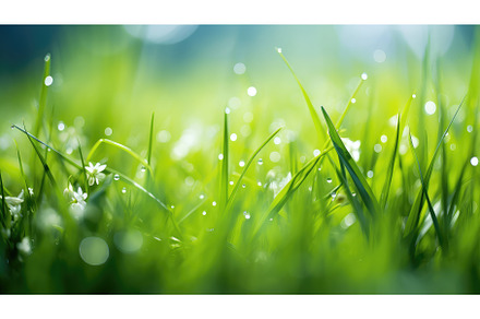 meadow macro bright grass, a Nature Photo by pikepicture