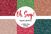 Oh Snap Glitters, a Pattern Graphic by GlamArtZhanna (Thumbnail 1 of 3)