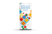 Roll Up Banner Mock-Up, an Advertising Mockup by DesignRushMarket (Thumbnail 3 of 7)