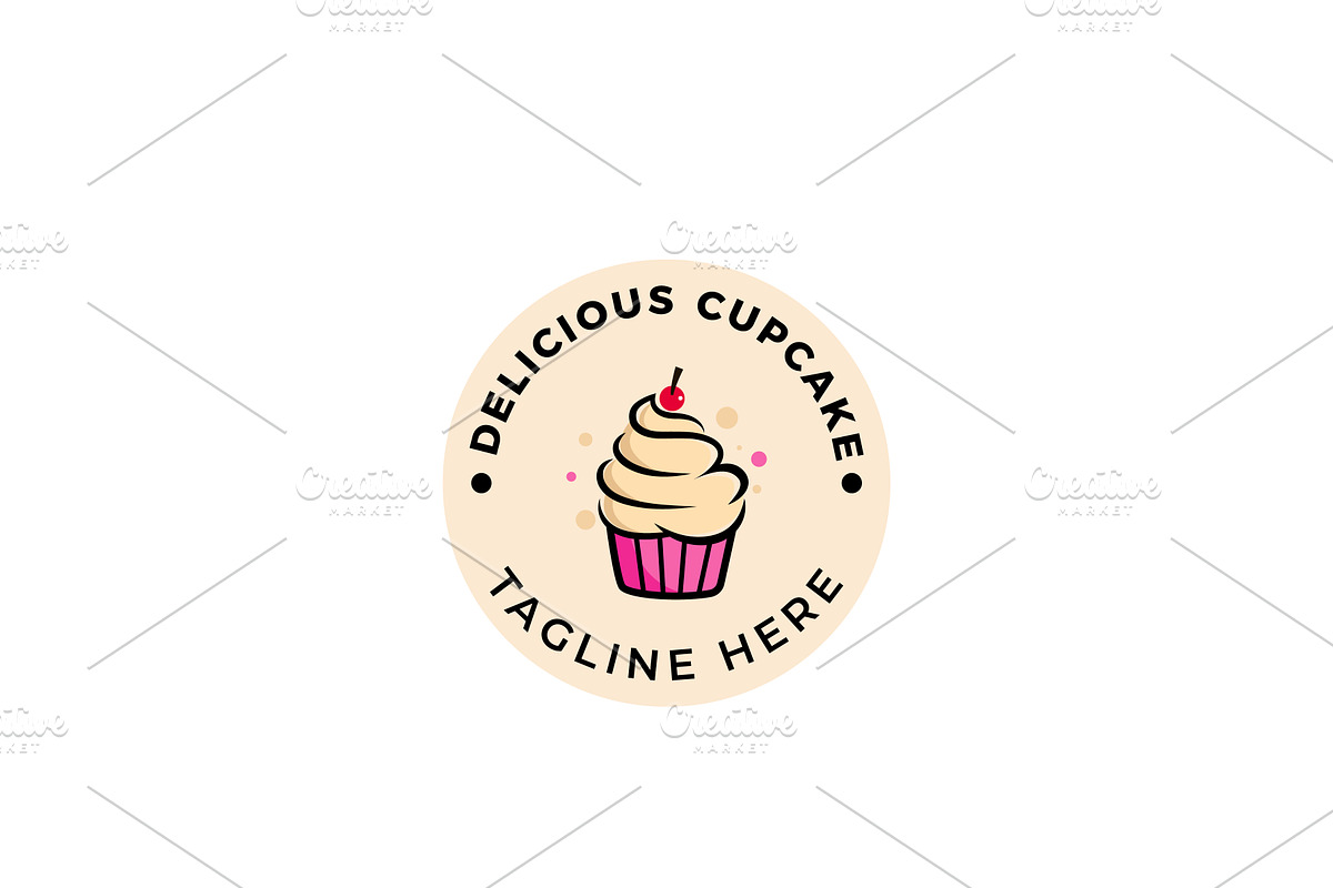 Cupcake Shop Logo Design, a Branding & Logo Template by AlvinStd