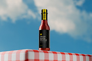 Sauce Bottle Packaging Mockup, a Cups & Container Mockup by Rahardi Creative (Thumbnail 2 of 4)