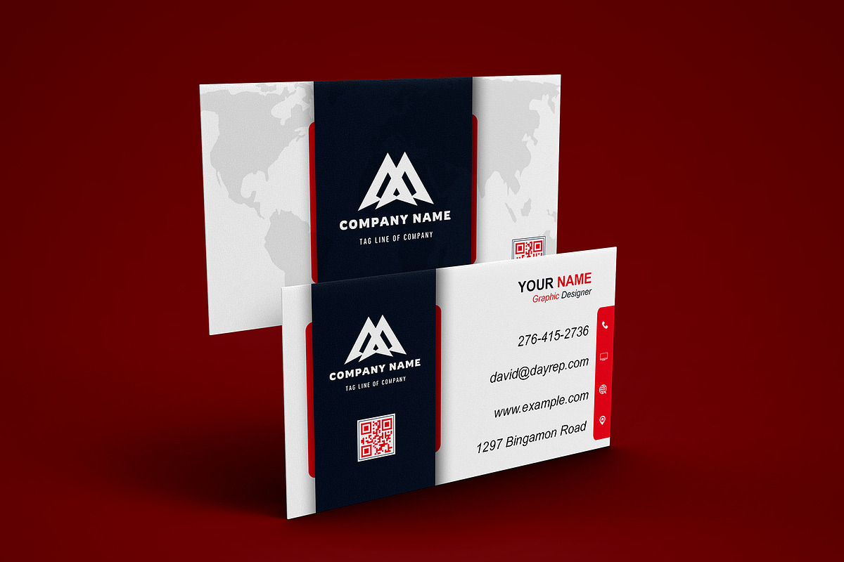 Clean PSD Business Card Template preview 3