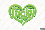 St Patricks Day Lucky Heart Png, an Illustration by CraftArtStudio (Thumbnail 1 of 4)