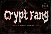 Crypt Fang, a Slab Serif Font by Wow Magic (Thumbnail 1 of 4)