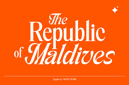 Maldives Typeface