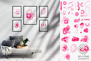 Magenta Abstract Watercolor, a Texture Graphic by FineArt (Thumbnail 10 of 12)