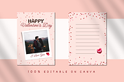 VALENTINE'S DAY CARD CANVA TEMPLATE, a Card Template by The Little Lily Studio (Thumbnail 2 of 5)