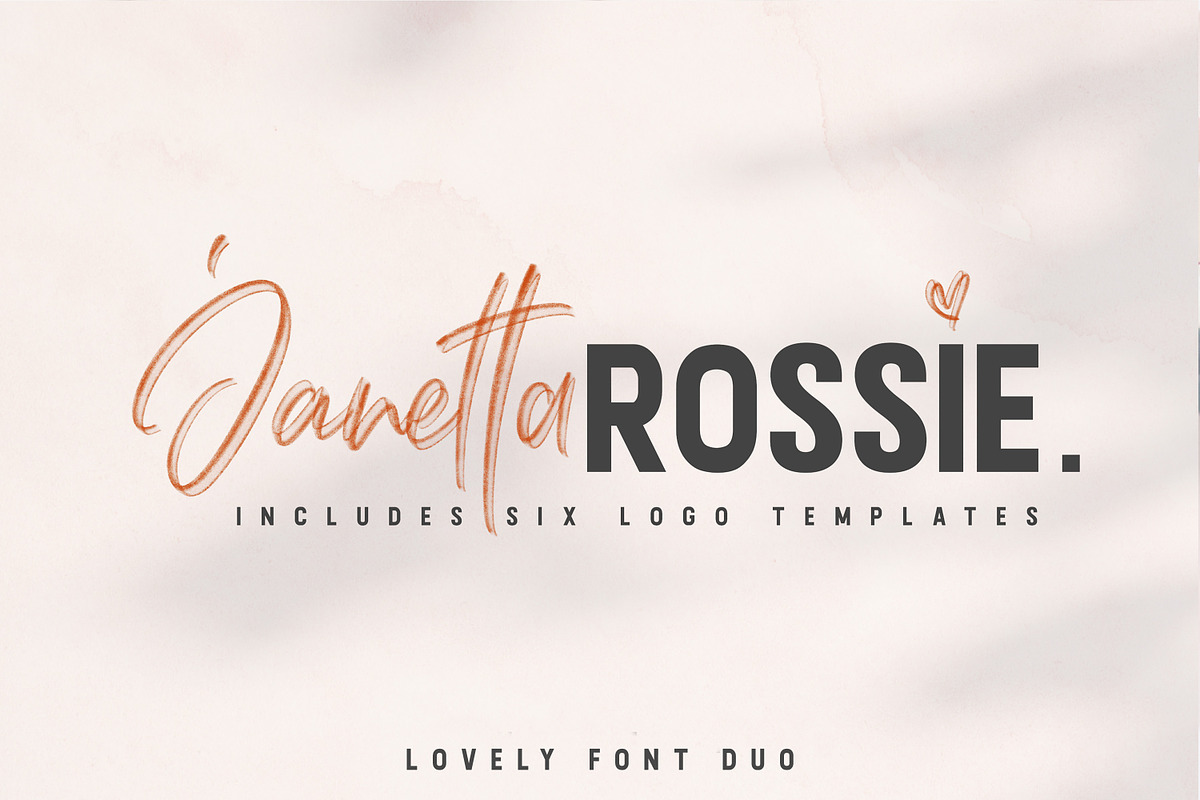 Janetta Rossie | SVG+font duo extra, a Script Font by MLKWSN (Photo 16 of 17)